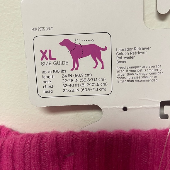 NWT XL Boots & Barkley Pink Dog Sweater - Picture 5 of 5